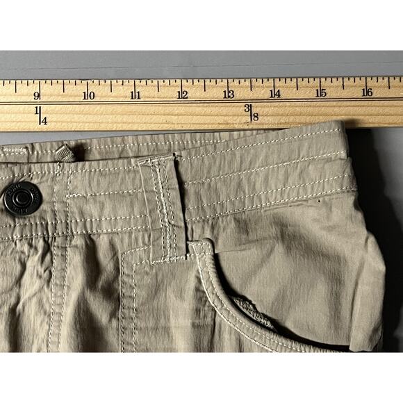 Kuhl Pants Womens 6 Beige Cargo Capri Stretch Lightweight Hiking Outdoor Travel - Picture 7 of 11